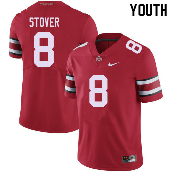 Youth #8 Cade Stover Ohio State Buckeyes College Football Jerseys Sale-Red